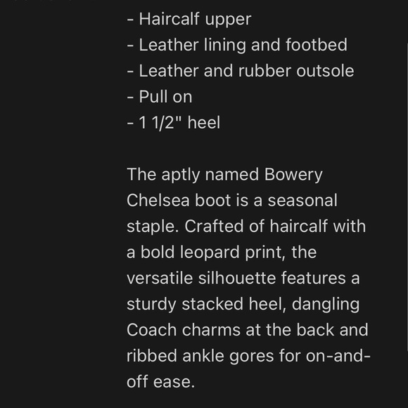 Coach Bowery Bootie in Leopard 8 - Picture 2 of 9